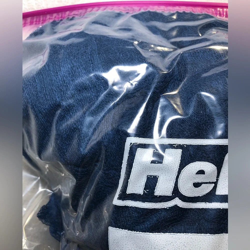 GAUZE TABLE RUNNERS, Navy Blue, 3 New In Package, 8 used once in ziploc